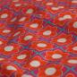 Preview: Dekostoff Canvas Retroblumen orange pink